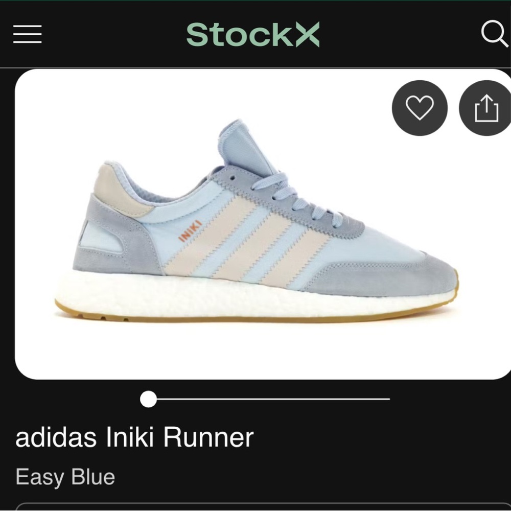 Adidas Iniki Runner Easy Blue Sneakers